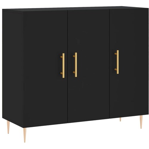 Maison Chic Komoda - Predalnik Črna 90x34x80 cm konstruiran les, (21716015) Cene