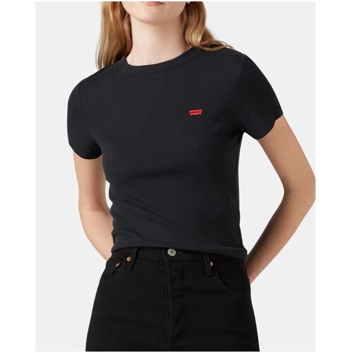 Levi&amp;#039;s Majice s kratkimi rokavi A7419 0014 ESSENTIAL SPORTY TEE Črna Slike