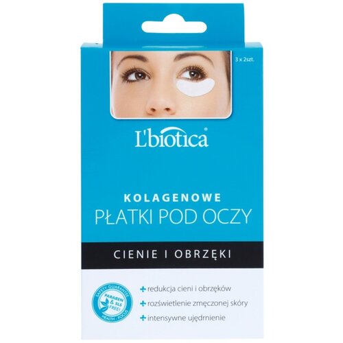 L´Biotica Masks kolagen maska za predel okoli oči proti oteklinam in temnim kolobarjem 3 x 2 kos Cene