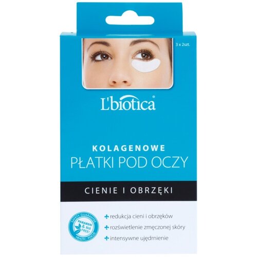L´Biotica Masks kolagenska maska za područje oko očiju protiv oticanja i tamnih krugova 3 x 2 kom Cijene