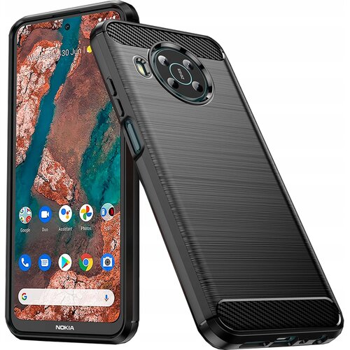 HURTEL Futrola Carbon Shield TPU za Nokia X100 - Crna Cene