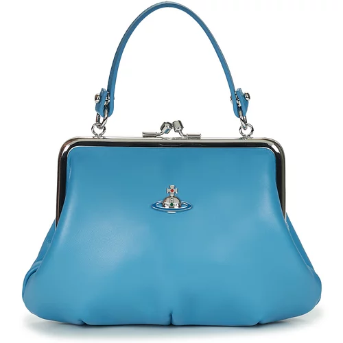Vivienne Westwood Ročne torbice GRANNY FRAME PURSE Modra