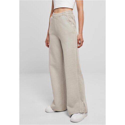 UC Ladies Ladies Heavy Terry Garment Dye Slit Pants warmgrey Slike