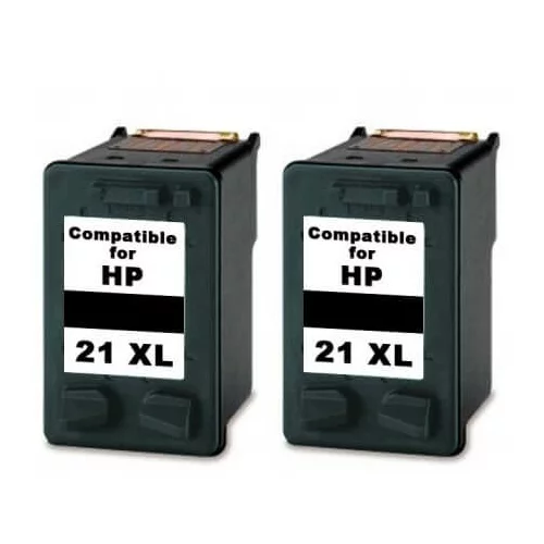 Hp Komplet kartuš za C9351CE nr.21XL (črna), dvojno pakiranje, kompatibilen