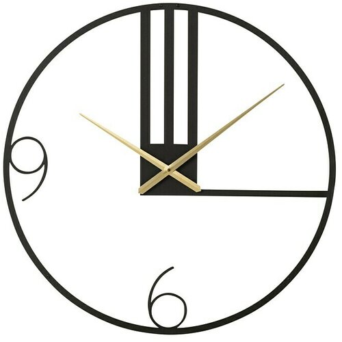  Zidni sat Linien (Promjer: 69 cm, Crna) Cijene