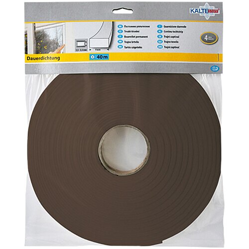 KÄLTESTOPP trajna brtva (smeđe boje, 40 m x 9 mm x 4 mm, širine otvora 1,5 – 3,5 mm) Cijene