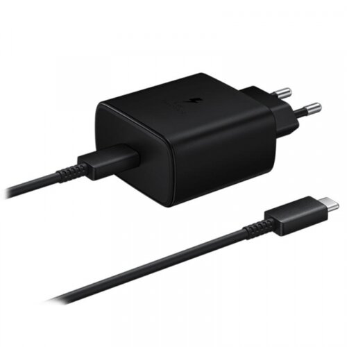 Samsung hi&amp;scaron;ni polnilec Super Fast Charge EP-TA845XBE 45W + kabel EP-DN975BBE TYPE C črn - original (Bulk) Slike