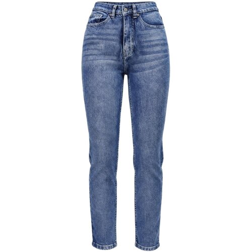 I AM Jeans straight PANT. DENIM MOD MOM FRANCESCA Modra Slike