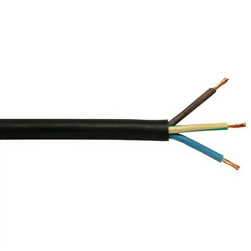 3 gumom izolirani kabel (H05RN-F3x0,75, m, Crne boje)