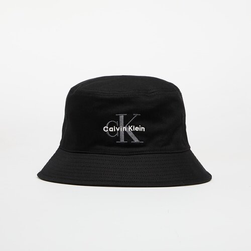 Calvin Klein MONOLOGO EMBROIDERY BUCKET HAT Crna Slike