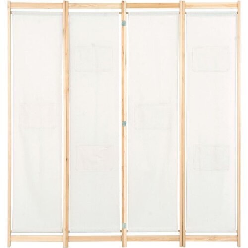 Maison Chic Paravan - Sobne pregrade 4-delni 160x170x4 cm blago kremne barve, (22111728) Cene