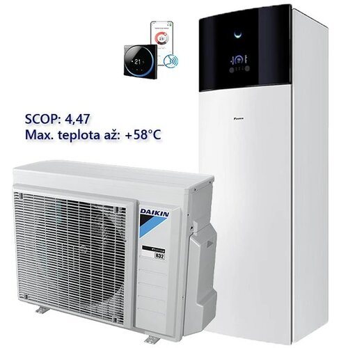 Daikin SAMOSTOJEČA TOPLOTNA ČRPALKA ALTHERMA 3 ERGA06EVH + EHVH08S23E9W 6kW z vgrajenim 230l bojlerjem - Cene