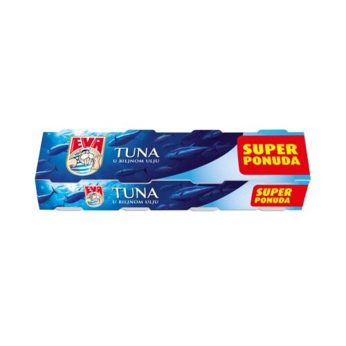 Eva TUNA KOMADI U BILJNOM ULJU 4X80G Cene