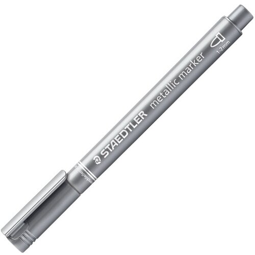 Marker nepermanentni 1-2mm metallic pen staedtler 8323-81 srebrni Cene