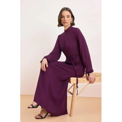Trendyol Modest Ženska haljina Tctss26Eb00102, Ljubičasta Slike