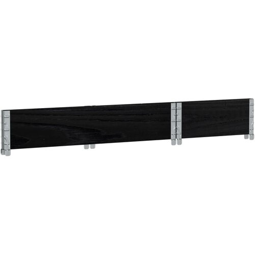  Okvir za palete crni 100 x 50 cm od masivne borovine Slike