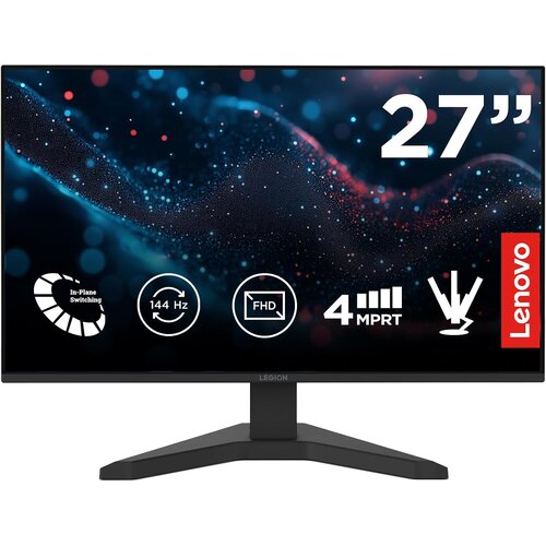 Lenovo Legion R27s računalni monitor 68,6 cm (27&amp;quot;) 1920 x 1080 pikseli Full HD LED Črna Slike