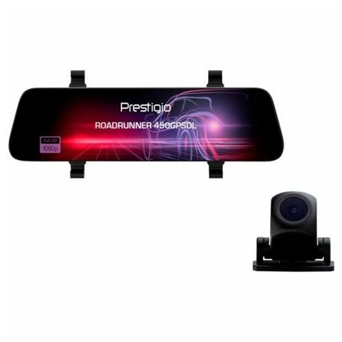 Prestigio RoadRunner 450GPSDL auto kamera za snimanje puta 9.66 1080p crna Slike