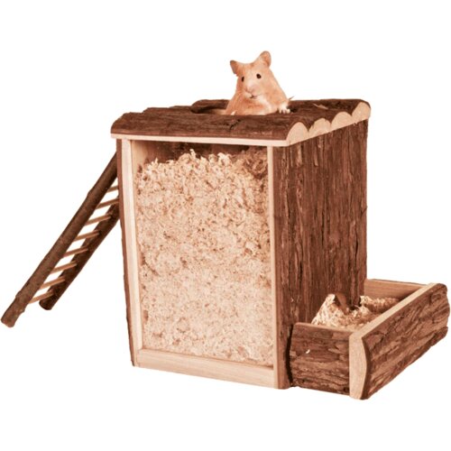 Trixie Drvena kućica sa pleksigas paravanom - za hrčka Slike