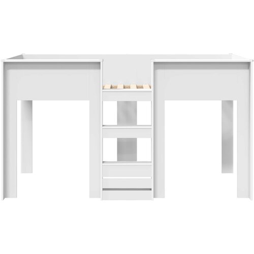  Krevet na kat za djecu Bijelo 90 x 190 cm Konstruirano drvo Slike