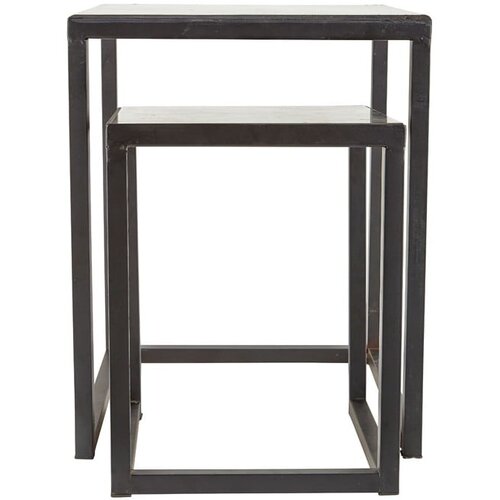 Villa Collection Kovinske stranske mizice v kompletu 2 ks 39x39 cm Walde &amp;ndash; Slike