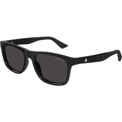 Mont Blanc MB0432S 001 ONE SIZE (55) Črna/Siva Slike