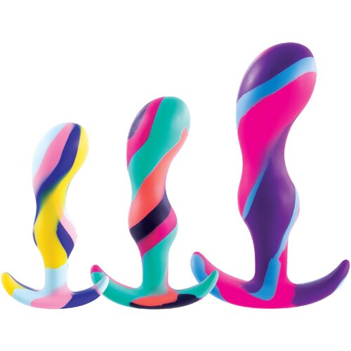 Nmc Silicone 3in1 Butt Plug Set Multicolor Slike