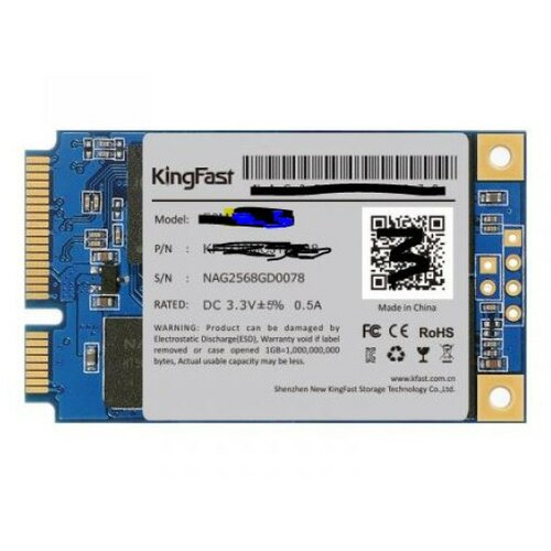 SSD mSATA 256GB KingFast F6M 550MBs/460MBs Slike