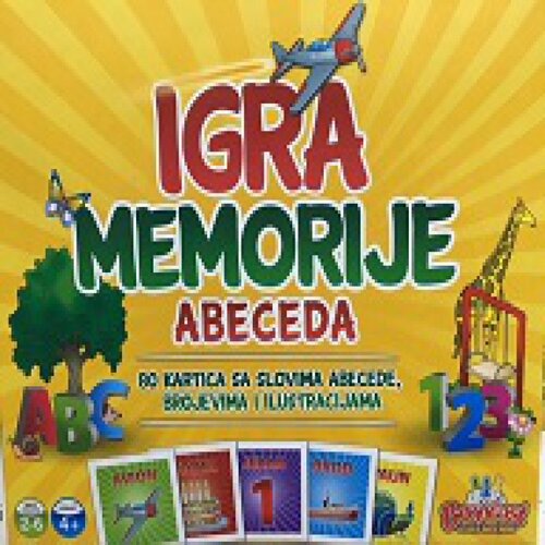  Igra Memorije Abeceda 774734 Cijene