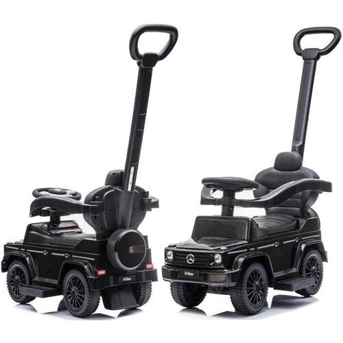 Enero Toys Mercedes-Benz dječja guralica 3u1 &amp;ndash; ručka za roditelje, za&amp;scaron;titna ograda, oslonci za noge, crna Slike
