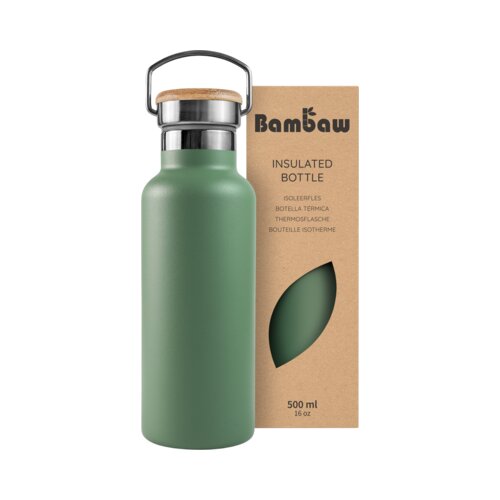 Bambaw Termovka iz nerjavečega jekla - Sage Green Slike