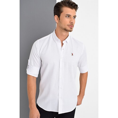 Dewberry G674 MEN'S SHIRT-WHITE Cijene