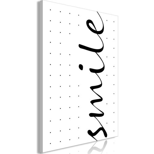  Slika - Black and White: Smile (1 Part) Vertical 60x90 Slike