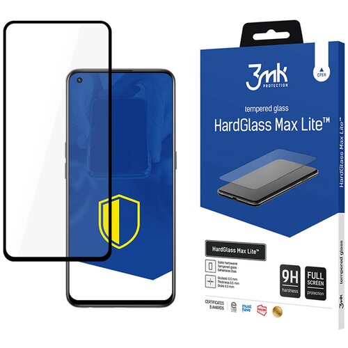 3mk HARDGLASS MAX SOLID KALJENO STEKLO ZA REALME GT MASTER BLACK, (21999902) Cene