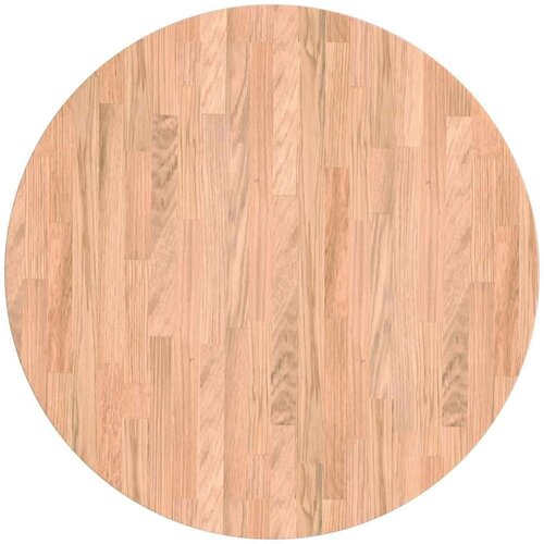 vidaXL Nepremična površina Svetlo rjava Ø 60 x 4 cm Trda hrastovina Cene