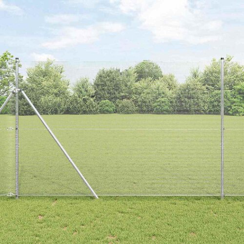  Temeljna zavarena žičana ograda 50 x 1,5 m Srebrna Mreža Cene