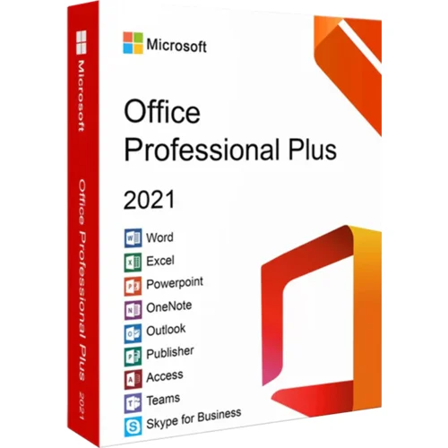 Microsoft Office Pro Plus 2021 - Jednokratna kupovina za 1 PC / Digitalno preuzimanje