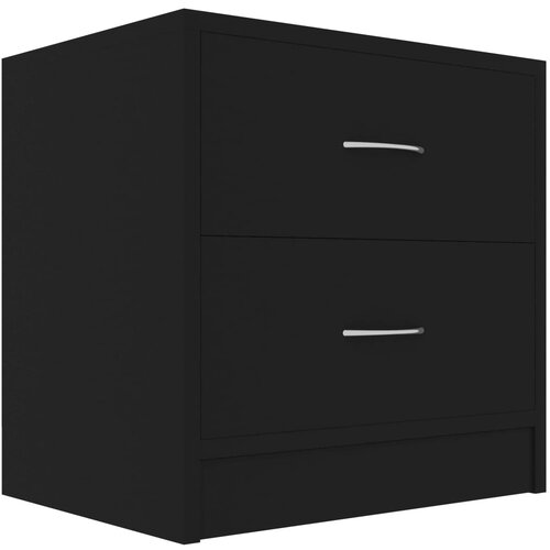 Maison Chic Nočna omarica - Nočna miza črna 40x30x40 cm iverna plošča, (21687452) Cene