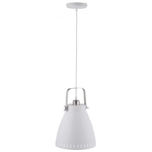 Just LIGHT. 11060-16 - Luster na sajli EVA 1xE27/60W/230V, prečnik 26,5 cm, bela Slike