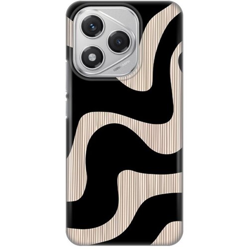  Torbica Silikonska Print Skin za Honor 400 Lite Black Flow Cene
