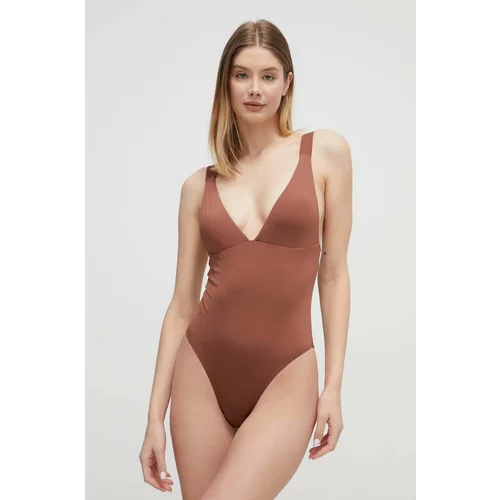 Roxy Jednodijelni kupaći kostim boja: smeđa, lagano učvršćene košarice