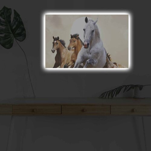 Wallity Slika sa LED osvetljenjem 4570DHDACT-093, 45x70 cm Cene