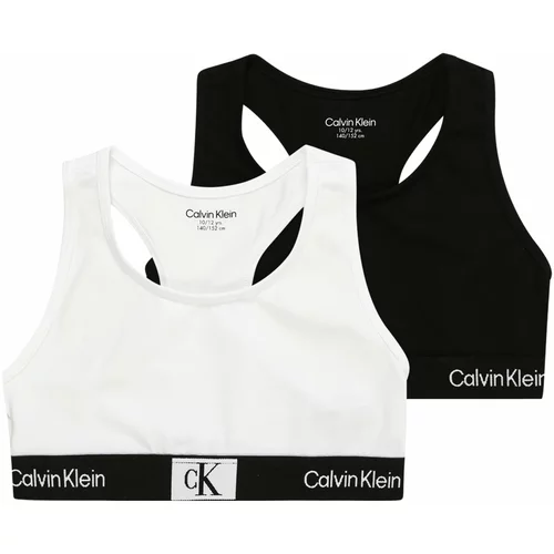 Calvin Klein Underwear Modrček črna / bela