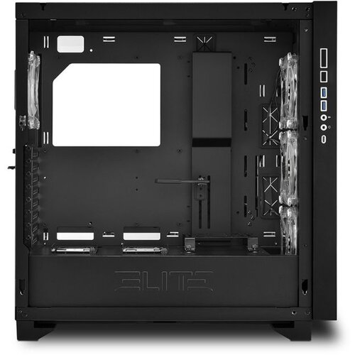  Kući&scaron;te SHARKOON gaming, ELITE SHARK CA300T 4x120 mm Addressable RGB Fans, black Cijene