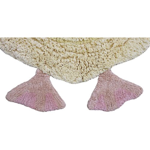 Lorena Canals Rumena pralna/ročno tkana bombažna otro&amp;scaron;ka preproga 95x120 cm Ducky &amp;ndash; Slike