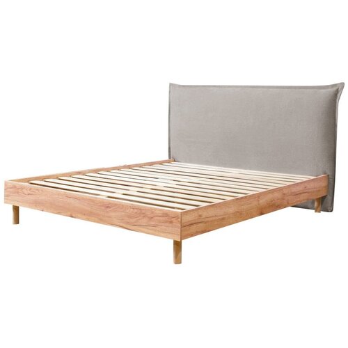 Bobochic Paris Svijetlo sivi/u prirodnoj boji bračni krevet s podnicom 160x200 cm Charlie &amp;ndash; Slike