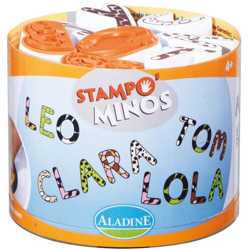 Aladine StampoMinos - otro&amp;scaron;ke &amp;scaron;tampiljke - Velika abeceda Slike