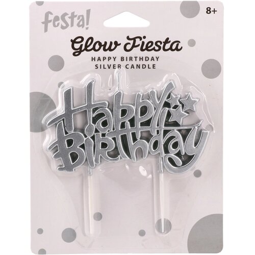 Glow Fiesta, svećica, Happy birthday - odaberite boju Cene