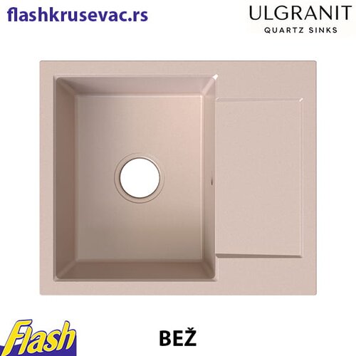  Granitna sudopera Ulgranit ULG590 pravougaona &ndash; vi&scaron;e boja 🟠 BEŽ Cene