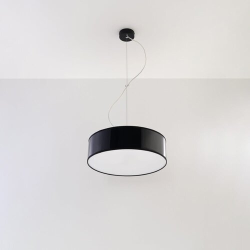 Nice Lamps Črna viseča svetilka ø 35 cm Atis – Cene